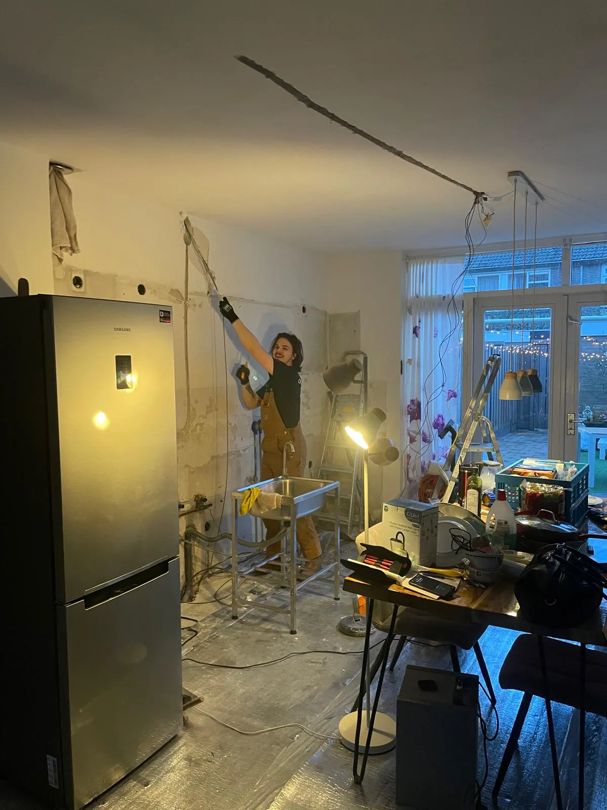 Keukenrenovatie in uitvoering