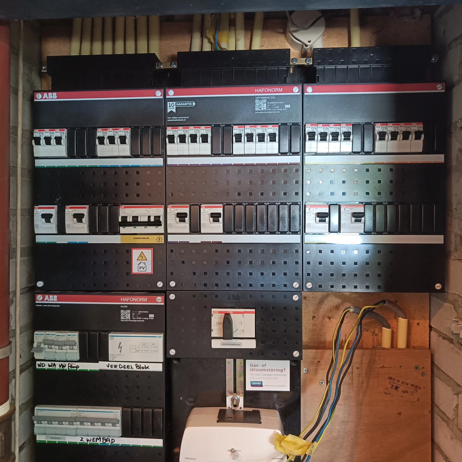 Nieuwe groepenkast in Voorschoten met moderne beveiligingen
